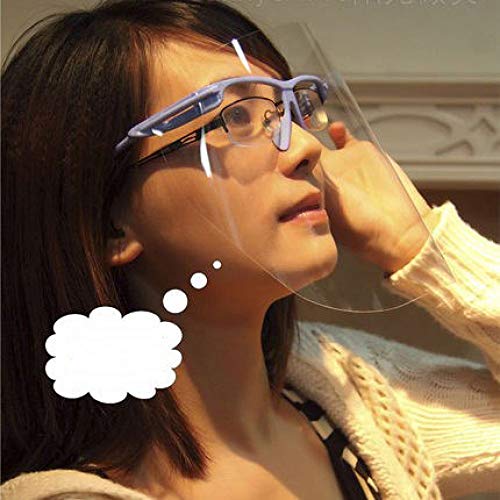 Czz Gesichtsschürze, Küche Kochen Kochen Artefakt, Anti-Splash-Maske Kochen Gesichtsschutz, Weibliche Transparente Anti-Shim-Schutzmaske Vollgesicht, A, Maske