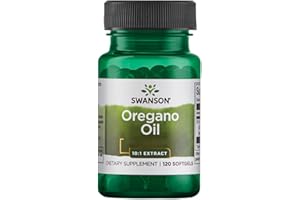 ‎SWANSON Swanson, Oregano Oil, 120 glutenfreie Softgels, 150mg Oregano-Öl je Dosis, Sojafrei, GMO frei, Geschmacksneutral