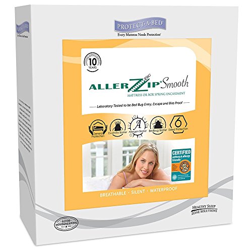 Protect-A-BedAllerZip Smooth Mattress Encasement, Queen
