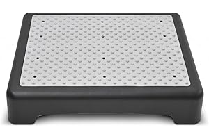 Psytfei Tritthocker Trittstufe, Steighilfe für Senioren oder Kinder, mit Anti-Rutsch Sicherung Hocker und Aufstiegshilfe für Bad, Küche Türschwellen bis 400 lbs 43x33x9cm