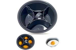 MTLHBCG Compatible avec Thermomix TM5 TM6 TM31 Accessoires pour 4 œufs pochés et 6 œufs à la coque,cuiseur à œufs combiné, cuiseur à œufs 2 en 1