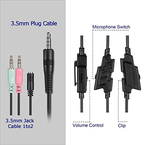 Auriculares Gaming de diadema   SADES R1 7 1 Sonido envolvente est  reo Cascos gaming USB con micr  fono para PC Luz LED