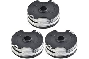 DONKIVVY 3 pz Strimmer Spool e Line di Ricambio Bobina per Parkside PRT 550 A1 A3 A5 Line String Trimmer