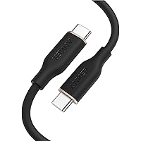 Anker PowerLine III Flow, USB-C to USB-C Charging Cable, 100W, 90cm, Type C Cable, Compatible with MacBook Pro 2020, iPad Pro