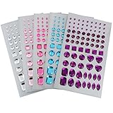 pulsera diamantes imitacion Multi-formas: los cristales de gemas planas son en diversos tamaños y multi-formas, incluyendo estrellas, redondo, ovalado, cuadrado, rectángulo, gota de agua, etc.