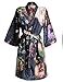 Produktbild Essenza Satin-Kimono Fleur Größe l, Farbe Nightblue, L = 40, Nightblue