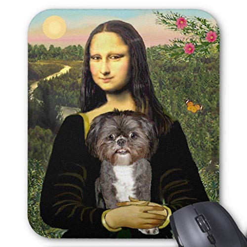Preisvergleich Produktbild Mona Lisa - Shih Tzu (m) Mouse Pad