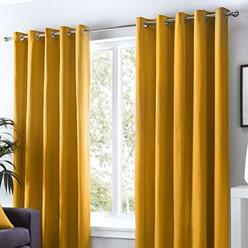 Amazon.co.uk gold curtains ready made Home & Kitchen