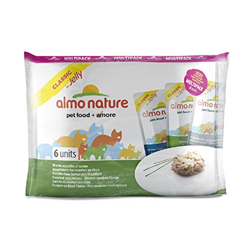Almo nature hfc jelly tonno húmedo gato  6 sobres