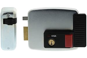 Cerradura eléctrica Cisa, 12 V, galvanizada, plateado, 11731602, 12V