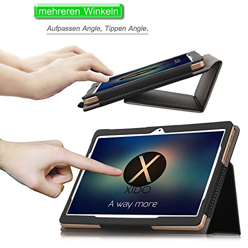 Artizlee 10 Zoll 9.6 Hülle / Case, KuGi ® Artizlee 10 Zoll 9.6 / XIDO Z90 Hülle – Multi-Angle Ständer Schlank-Buch PU-Leder-Abdeckungs-Fall für Artizlee 10 Zoll (9.6″) Tablet PC ATL-26 / Acepad 10 Zoll (9.6″) Tablet PC / XIDO Z90, Anteck 9.6, 10 Zoll (9.6″), Anteck 9.6 Tablet Pc .(Schwarz) - 6