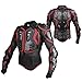Produktbild E.life Professional UNISEX Motorrad Motorcross Motorrad Schutzkleidung Rüstungsjacke Mountain Cycling Skating Snowboard Rüstung Anzug Spine Brust Rippen Elbow Protector Guard Bionic Hochsichtbare Westen und Jacken/Schutzkleidung (M, Red)