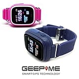 GeepMe GP2 Smartwatch (dunkelblau)-kindgerechte GPS Kinderuhr,Tracking,Geofence,SOS Notruf,Telefon,GPS/WLAN/LBS,dt. kostenlose APP/Service,Touch Screen,Sicherheit für Ihr Kind, (OHNE Abhörfunktion)
