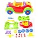 YIXIN Set of 2 Take-A-Part Disassembly Assembly Car and Motor Toys Removable and Detachable Matching Toys Family Fun