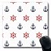 Produktbild Luancrop Mousepads Sommer-blaues Baby-Seemuster verankert abstrakte Marine-Jungen-Kind-Farben-Kreuzfahrt-Reise-rutschfeste Spiel-Mausunterlage Gummi-längliche Matte