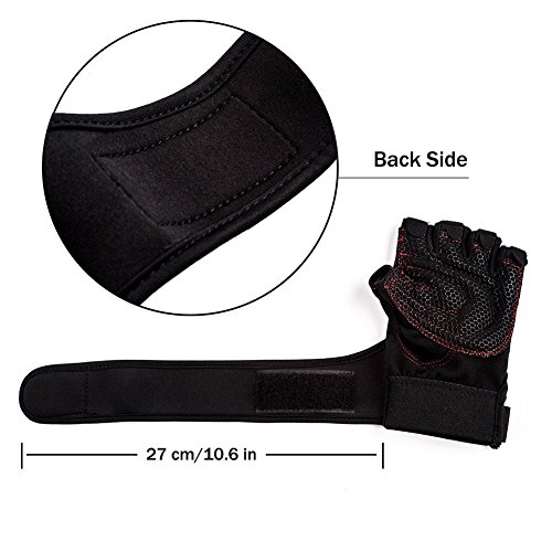 Senston Fitness Handschuhe Trainingshandschuhe mit Handgelenkstütze Grips für Frauen Männer Women Men - 7