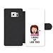 Produktbild I Woke Up Like This Cute Girl Fashion Cool Style Design Faux Ledertasche Hülle fürSamsung Galaxy S6