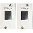 Jmd Gold DB Spn 2 Way Mcb & Rccb Wall Plate Single Door Mcb Box Distribution Board (SET OF - 2)