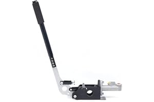 AOHUADA Frein à Main hydraulique Fly-Off Rallye Drift réglable Drift Frein à main horizontal Rallye Vertical Rallye Motorsport Frein à main universel Long levier réglable (Noir)