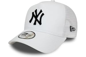New Era New York Yankees A Frame Adjustable Trucker Cap League Essential
