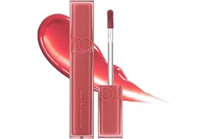 rom&nd brillo de labios con tinte de agua tinte de labios de larga duración | Brillo labial hidratante natural MLBB | 0.18 fl oz, 01 en coral