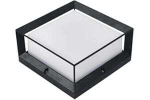 XXINY Moderne Minimaliste Villa Courtyard Pillar Light Outfor Etanche Clôture Portail Porte Paysage Lumière Quartet Porte Extérieur Pilier Lampe Lampe Applique Étanche (Taille : C)