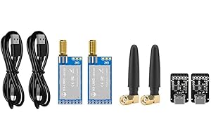 PDDAXLQUE LoRa LR02-SET Wireless Transceiver Module 433~485Mhz 22dBm 8km Transmitter & Receiver UART RF IC Smart Home Agriculture