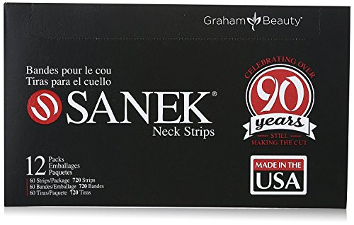 Graham Sanek Neck Strips (60 Per Pack) (12 Packs Per Carton)