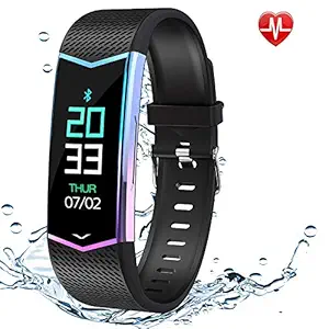 OWX Fitness Tracker, Activity Tracker Watch with Heart Rate Monitor Blood Pressure, Waterproof Smart Fitness Band with Step Counter, Calorie Counter, Pedometer Watch Bracelet for Kids, Women and Men