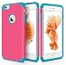 Produktbild iPhone 7 Fall, casehq Slim Extreme Impact Schutz Heavy Duty Dual-Layer PC Rugged Drop Schutz kratzfest Case für Apple iPhone 7 2016 Release Gold/Rückseite