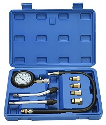 FreeTec Coffret de compressiomètre Set de compresseur Testeur de compression pour tous moteurs