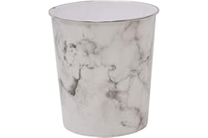 JVL Cubo de Basura pequeño de mármol, 24,5 cm x 26,5 cm Aprox, Pack de 1