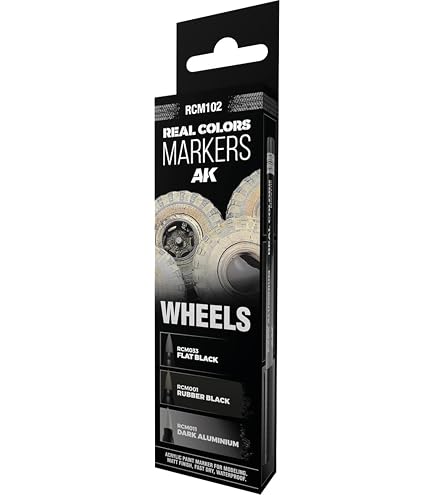 thumbnail image 2 of AK Interactive WWII Axis Aircraft Cockpit Paint Marker Set – Acrylic, RCM110 2 of 6