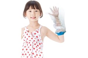 PET WORLD Protezioni per Gesso, Bambini Parziale Braccio Coperture in Gesso per Doccia, Impermeabile Copri Medicazione in Gesso Protettori, Copertura per Braccio Polso di Protezione per Ferite Ingessatura