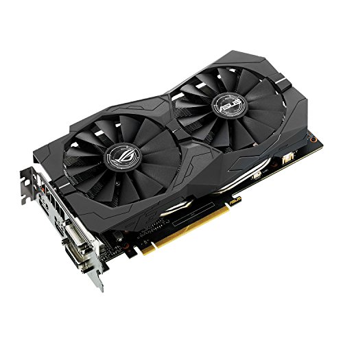 Asus NVIDIA GeForce STRIX-GTX1050TI-O4G-GAMING 4 GB GDDR5 128 Bit Memory HDMI/DP/DVI PCI Express 3 Graphics Card - Black