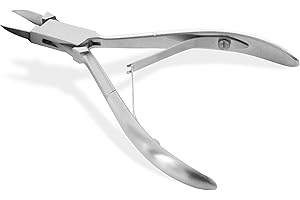OTTO HERDER MANICURE OTTO HERDER Pince coupante/coupe-ongles 10 cm avec pointe particulièrement fine et fine pour travailler sur les ongles incarnés en acier inoxydable