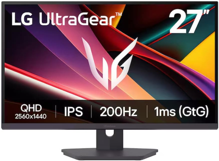LG UltraGear™ G6 27" 27G610A-B 200Hz 1ms(GtG) QHD IPS Pivot sRGB 99% VESA Gaming Monitör