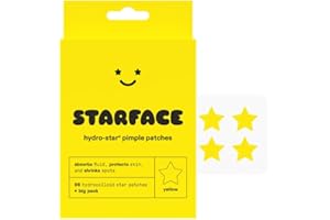 Starface World Hydro-Stars Big Pack, Hydrocolloid Pimple Patches, Absorb Fluid and Reduce Redness, Cute Star Shape, Cruelty-Free Skincare (96 Count)
