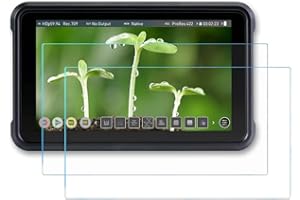FANZR Screen Protectors Compatible for Atomos Ninja V 5" Monitor(2 Pack), 0.3mm 9H Hardness Anti-Scratch Tempered Glass