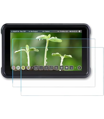 BROTECT Glas Screen Protector voor Atomos Ninja V Schermbeschermer [9H Hardheid, Beschermglas-Folie niet Gehard Glas