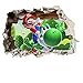 Produktbild Customise4U Super Mario Wand-Zertrümmern Kinder Wandaufkleber Wandüber Wall Art Wand Tattoo (Mario Smash 70cm)