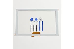 EUTOPING Blanc Écran Tactile numériseur Verre Senor pièces de Rechange capacitives de rechangepour 10.1 Pouce ARCHOS Core 101 3G V2 avec Outil