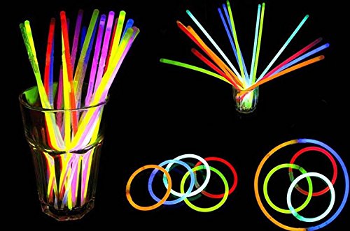 Preisvergleich Produktbild Knicklicht Armband Leuchtstab 100 Stück L48