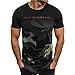 Produktbild T-Shirts,Honestyi 2018 Neueste Modell Mode Persönlichkeit Tarnung Herren Beiläufig Schlank Kurzarm Hemd Top Bluse Sweatshirt Slim Fit T-Shirt Hoodie Kurzarmshirt Oversize M-XXXL (XL, Grün)