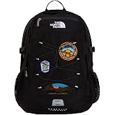 THE NORTH FACE Borealis Classic Patch Unisex Adult Backpack, Black/Asphalt Grey | 3 Parches Exclusivos TNF, Sistema FlexVent&trade;