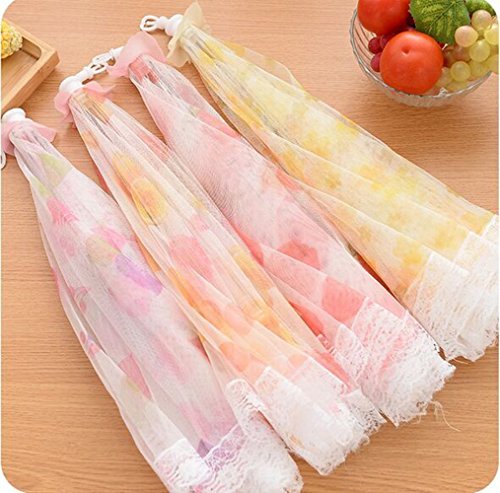 wjkuku Creative Home Innendekoration Lace Print Utility Gaze Faltbarer Regenschirm Abdeckhaube Mehrzweck Küche Supplies - 2
