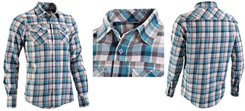 Preisvergleich Produktbild QUECHUA 8282833 Arpenaz 200 Herren Langarmhemd, Hemd Shirt Gr. L, mehrfarbig
