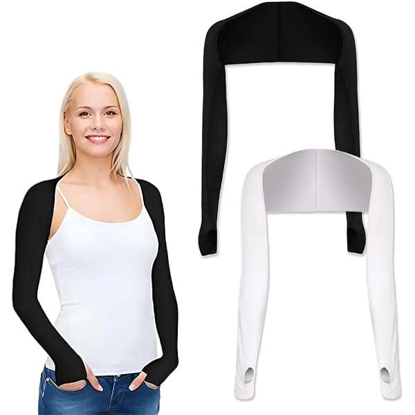 2 Maniche UV Protezione Solare Donna - UPF52+, Traspiranti, Per Golf E Sport - Foto 3