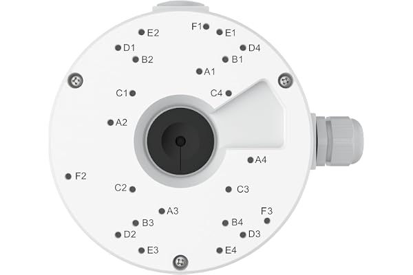Reolink Kopplingsbox D20, Utformad Bara för Reolink Dome IP Kamerorna RLC-520A, RLC-820A, RLC-823A, RLC-1224A, RLC-833A, RLC-842A, RLC-523WA, RLC-542WA, E1 Outdoor-serien