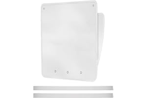 Hoedia - Attrape-lettres pour boîte aux lettres, petits colis, magazines - Oxford 900D sans vis avec adhésif puissant - Blanc